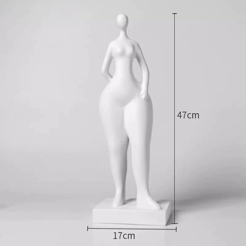 Statua di donna<br> Scultura di donna grassa