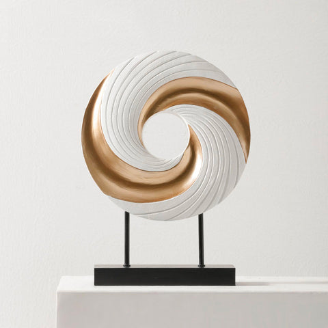 Scultura moderna nera<br> Disegno dell'anello