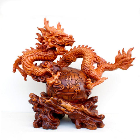 Scultura moderna<br> Statua del drago cinese