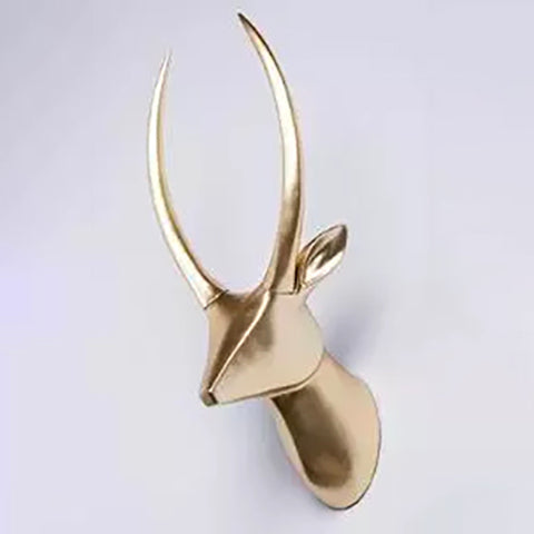 Scultura da parete cervo<br> Decorazione murale di design