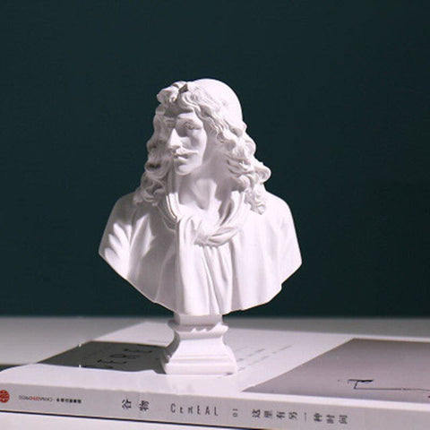 Statua dell'uomo<br> Busto di Molière