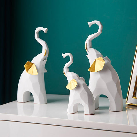 Statua dell'elefante<br> Statuetta decorativa di elefante