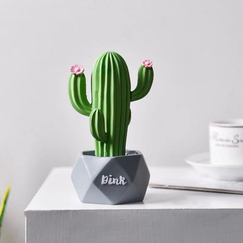 Scultura moderna<br> Decorazione interna di cactus
