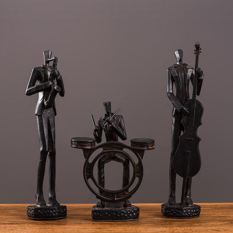 Statua dell'uomo<br> Figurina del musicista