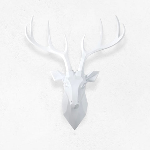 Scultura da parete cervo<br> Decorazione murale dorata