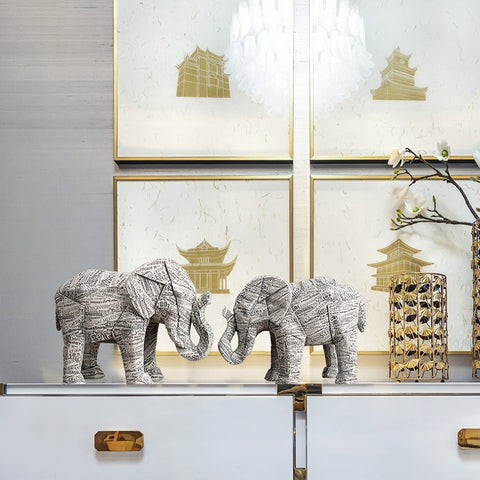 Statua dell'elefante<br> Resina