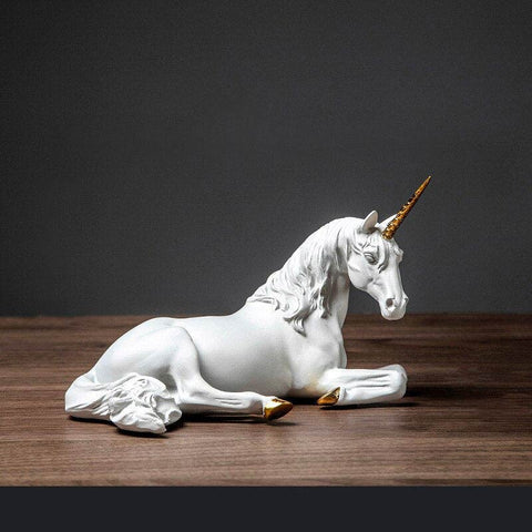 Statua del cavallo<br> Bianco