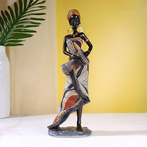 Statua africana<br> Donna 31 cm