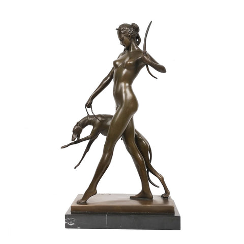 Diana in bronzo 31 cm