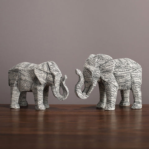 Statua dell'elefante<br> Resina