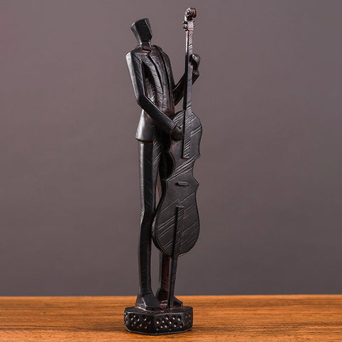 Statua dell'uomo<br> Figurina del musicista
