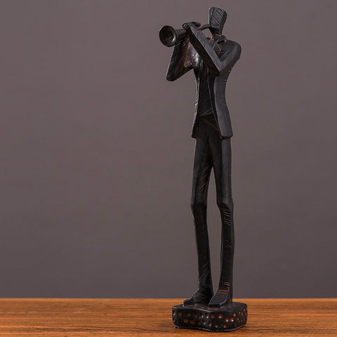 Statua dell'uomo<br> Figurina del musicista