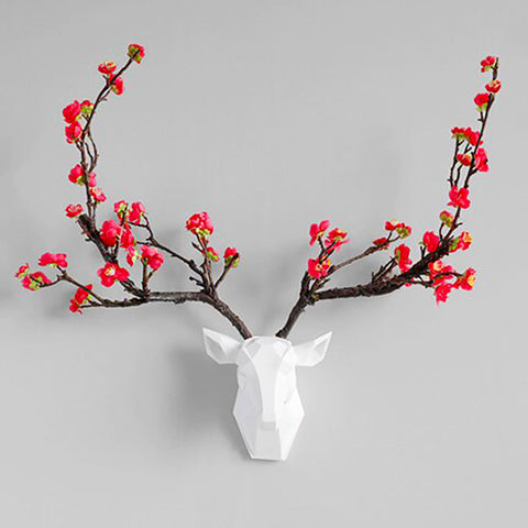 Scultura da parete cervo<br> Decorazione da parete XXL