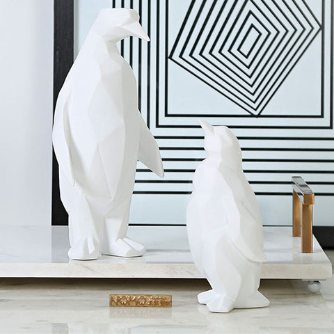 Statua del pinguino<br> Origami