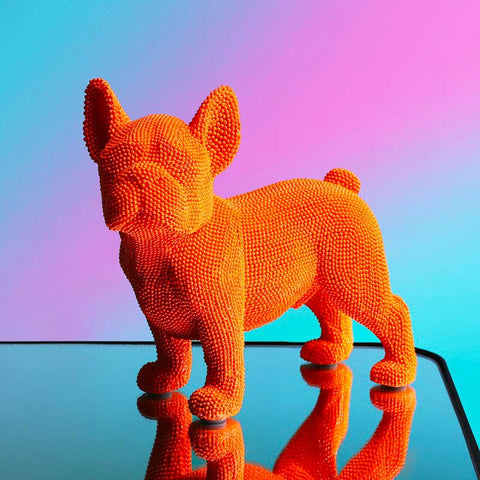 Statua del bulldog<br> Bulldog francese decorativo 19 cm