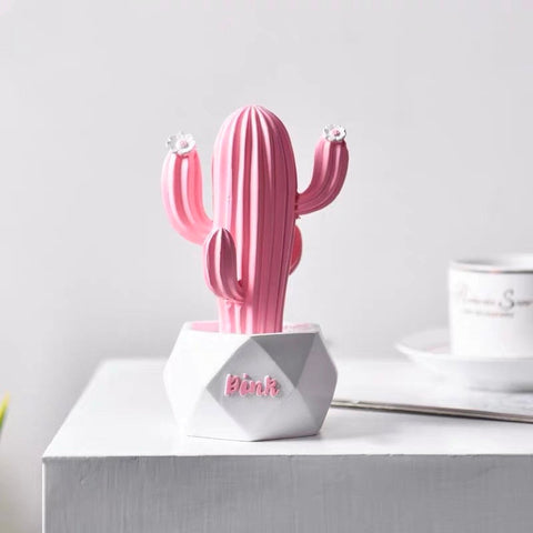 Scultura moderna<br> Decorazione interna di cactus