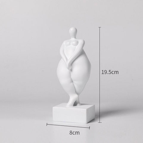 Statua di donna<br> Scultura di donna grassa