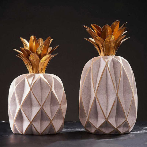 Scultura moderna<br> Ananas decorativo