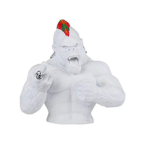 Statua di gorilla in resina<br> Nero