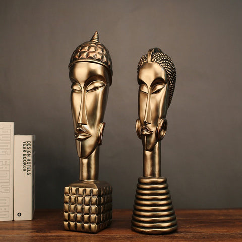Statua africana<br> Bronzo