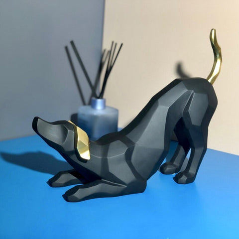 Statua del cane<br> Origami