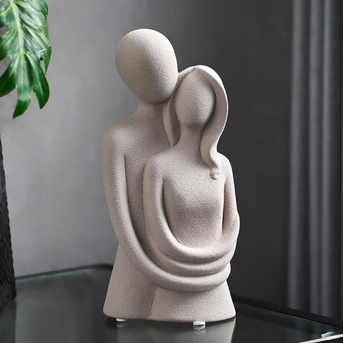 Statua<br> Coppia abbracciante