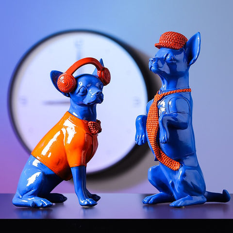 Statua del cane<br> Scultura Chihuahua