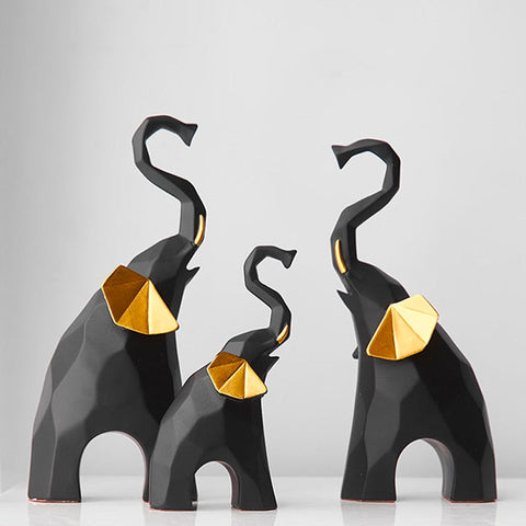 Statua dell'elefante<br> Statuetta decorativa di elefante