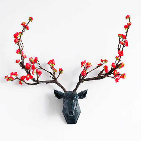 Scultura da parete cervo<br> Decorazione da parete XXL