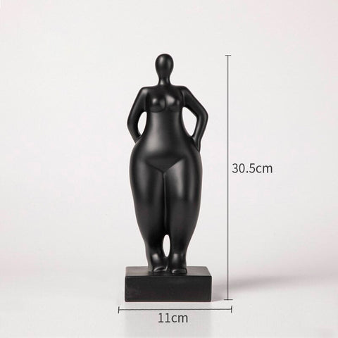 Statua di donna<br> Scultura di donna grassa