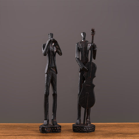 Statua dell'uomo<br> Figurina del musicista
