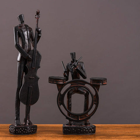 Statua dell'uomo<br> Figurina del musicista