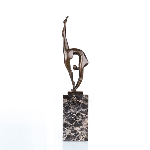Scultura in bronzo contemporanea<br> Ballerino