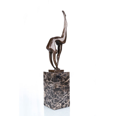 Scultura in bronzo contemporanea<br> Ballerino