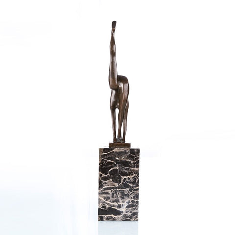Scultura in bronzo contemporanea<br> Ballerino