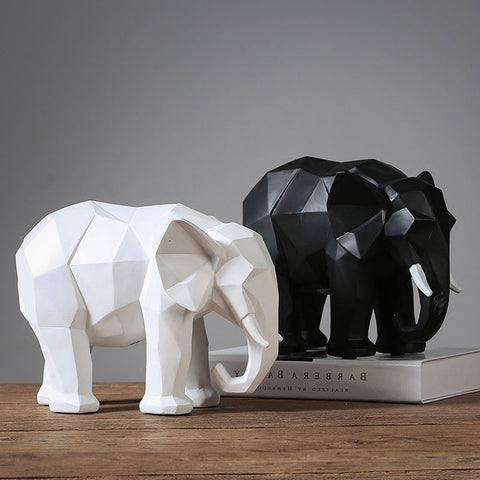 Statua di elefante in resina<br> Grandi dimensioni