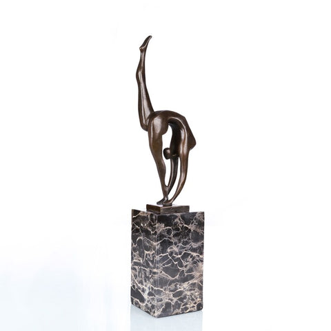 Scultura in bronzo contemporanea<br> Ballerino