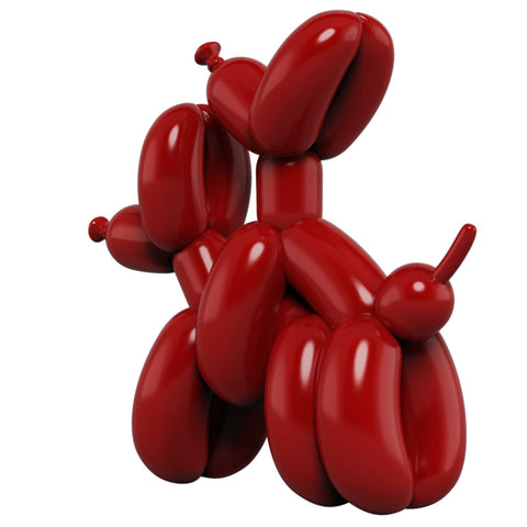 Statua del cane<br> AMORE del cane in mongolfiera
