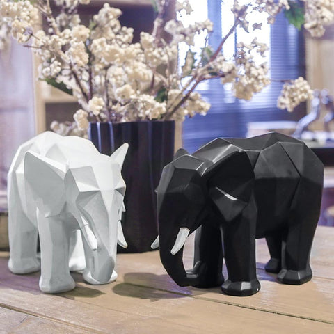 Statua di elefante in resina<br> Grandi dimensioni