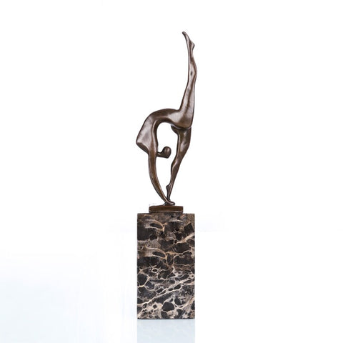 Scultura in bronzo contemporanea<br> Ballerino