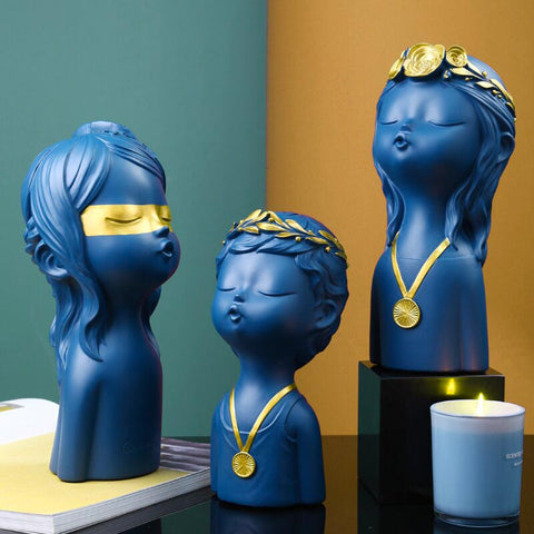 Scultura Contemporanea<br> Busto Deco Design