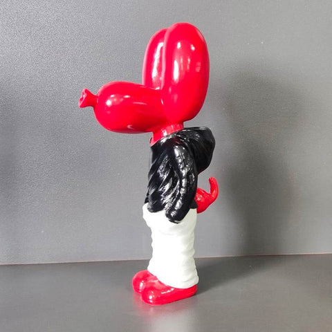 Statua del cane<br> Scultura di palloncino in piedi