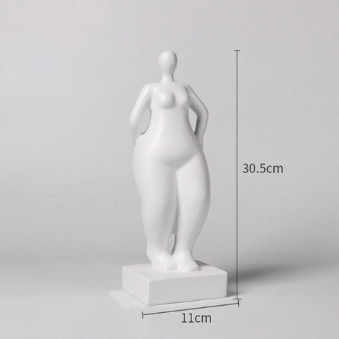 Statua di donna<br> Scultura di donna grassa