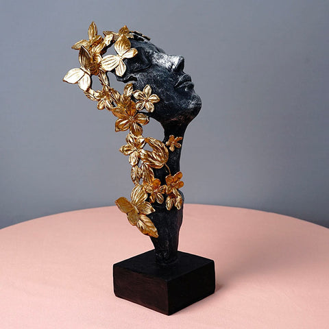 sculpture visage femme