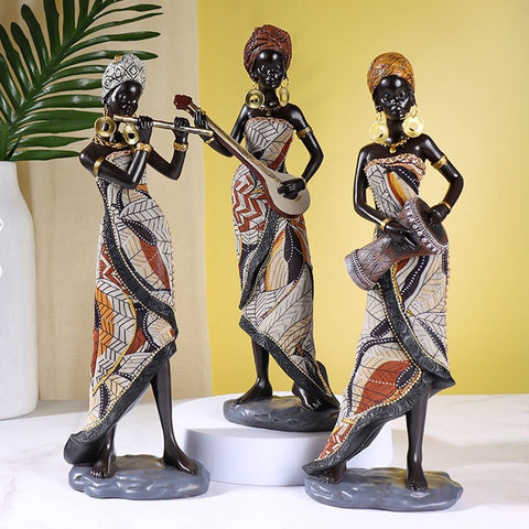 Statua africana<br> Donna 31 cm