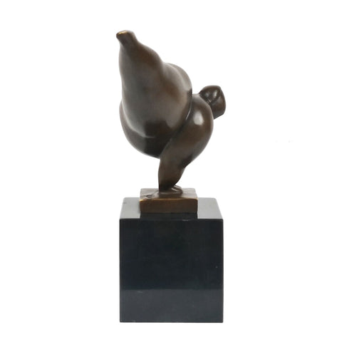 Scultura in bronzo Donna rotonda 22 cm