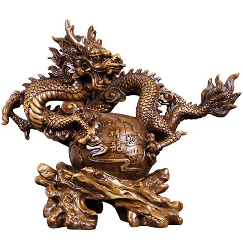 Scultura moderna<br> Statua del drago cinese