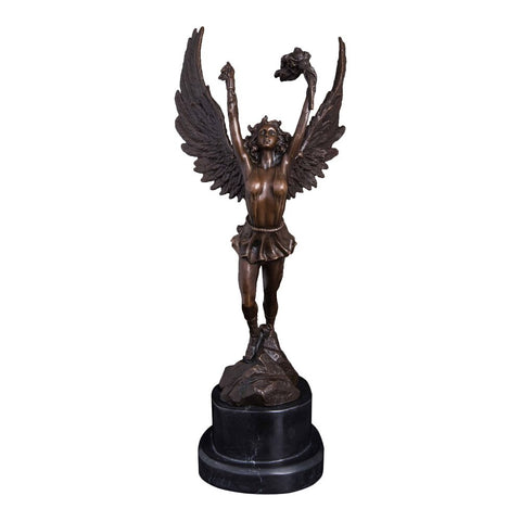 Scultura in bronzo<br> Statua della Dea Nike 36 cm