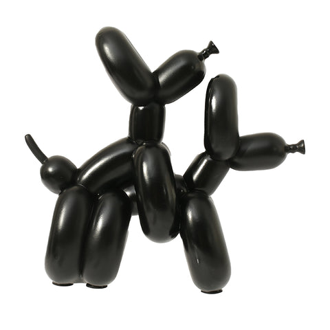 Statua del cane<br> AMORE del cane in mongolfiera