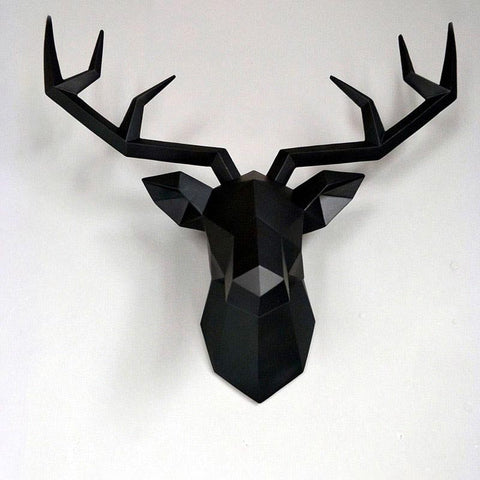 Scultura da parete cervo<br> Decorazione murale origami